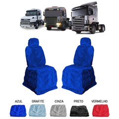 Capa Banco SC 124 Série 4 98 a 2007 Longo Azul