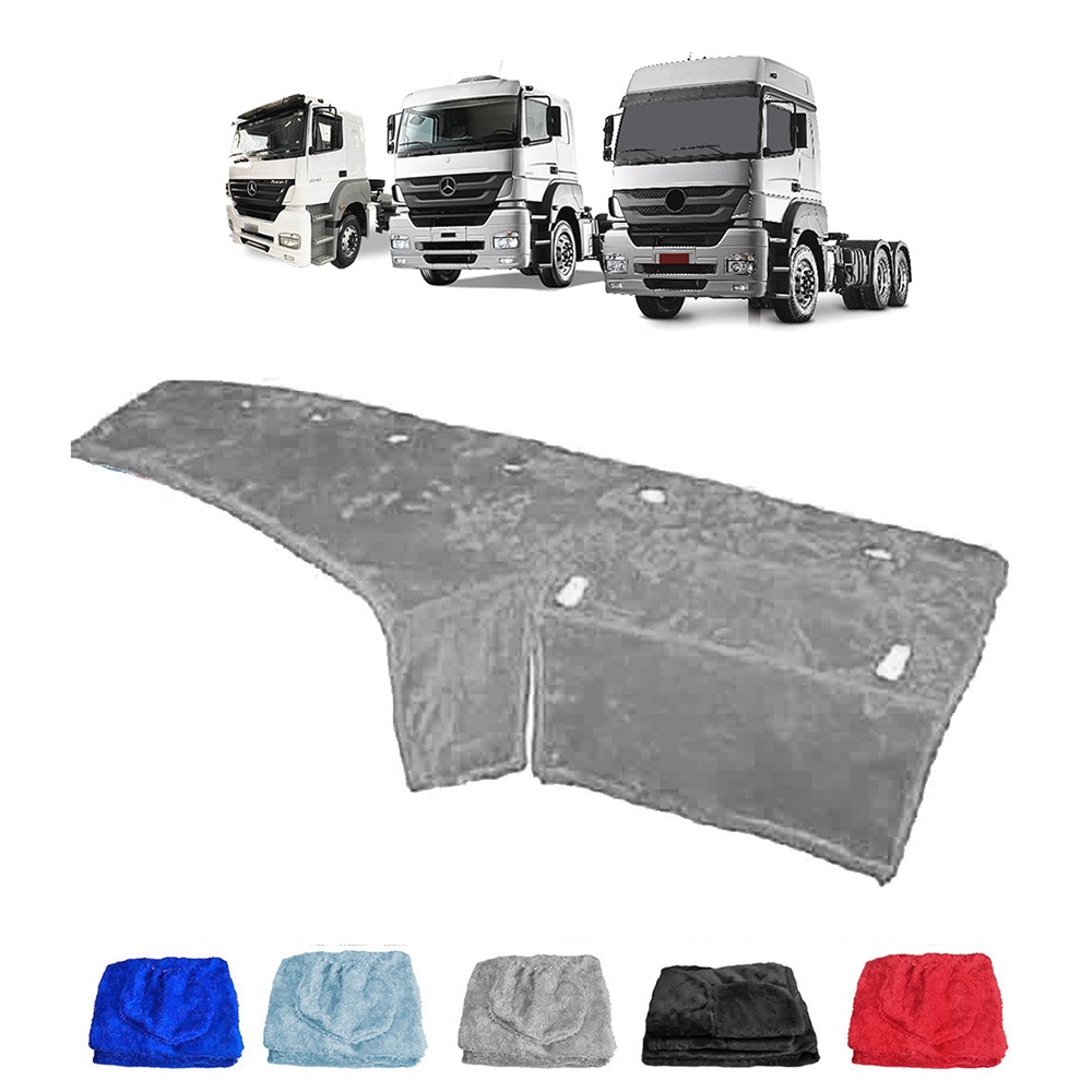 Capa de Painel Mercedes-Benz Axor e Atego 2006 a 2019 - Saia Longa - Cinza