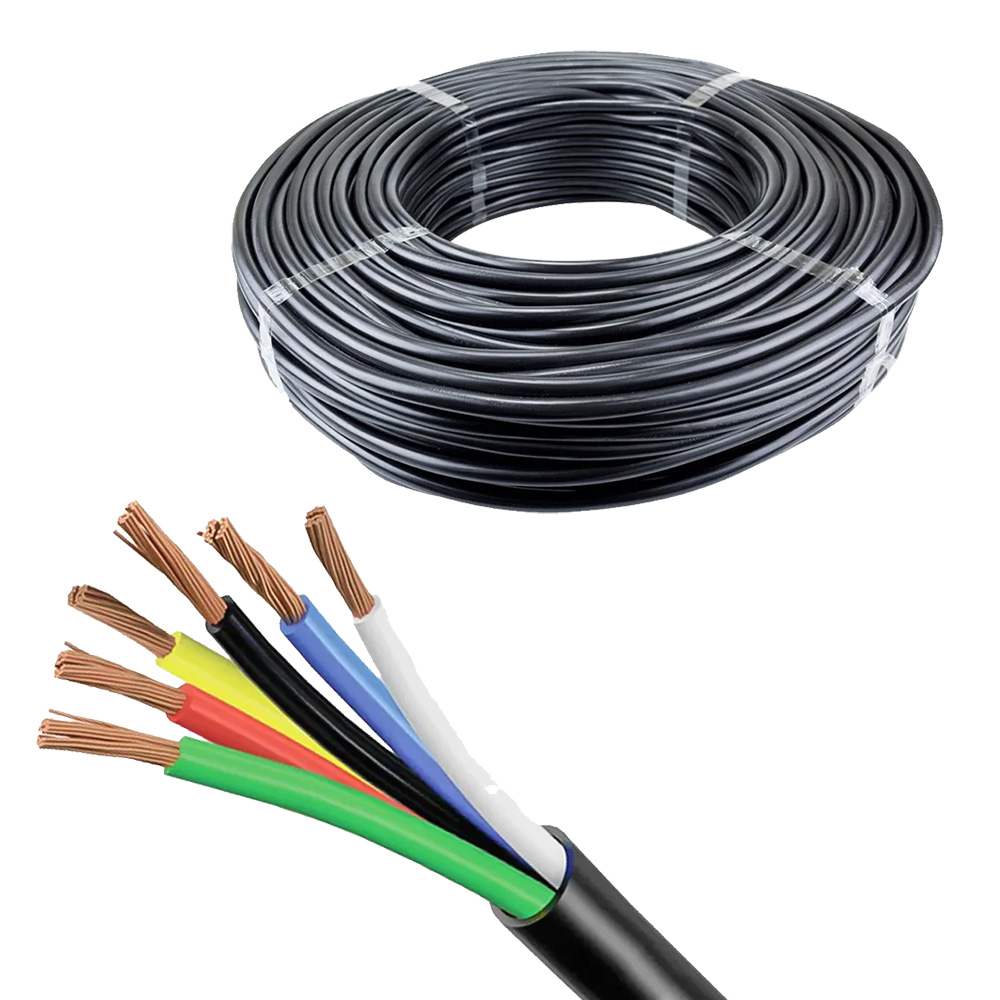 Cabo Pp 6 X 1 750 Volts - 25 Metros
