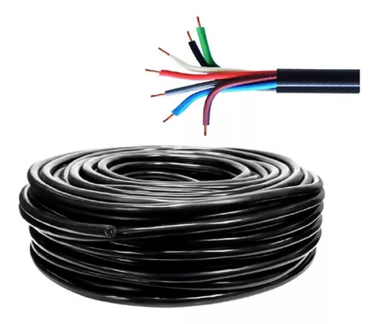 Cabo Pp 7 X 1 750 Volts - 25 Metros