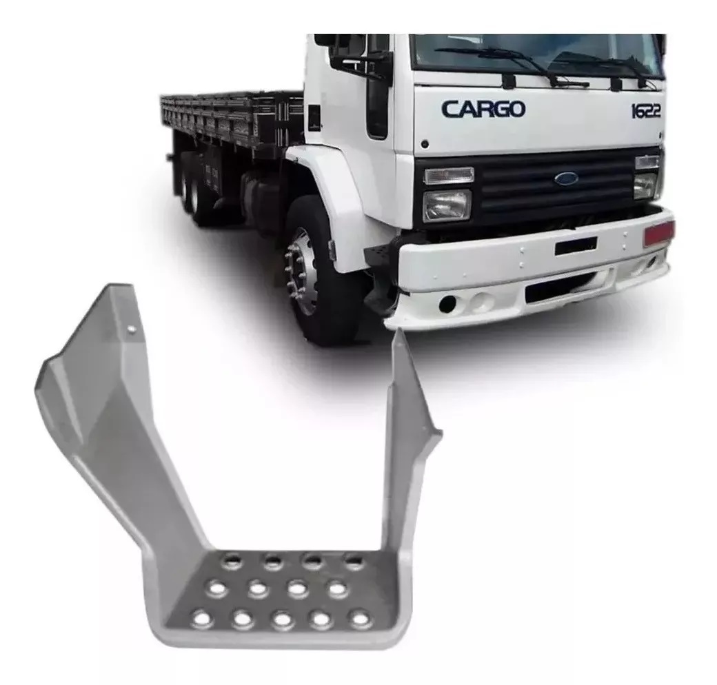 Estribo Pisar Alumínio Caminhão Ford Cargo Até 1999 Lado Esquerdo - 85HBE20041AA