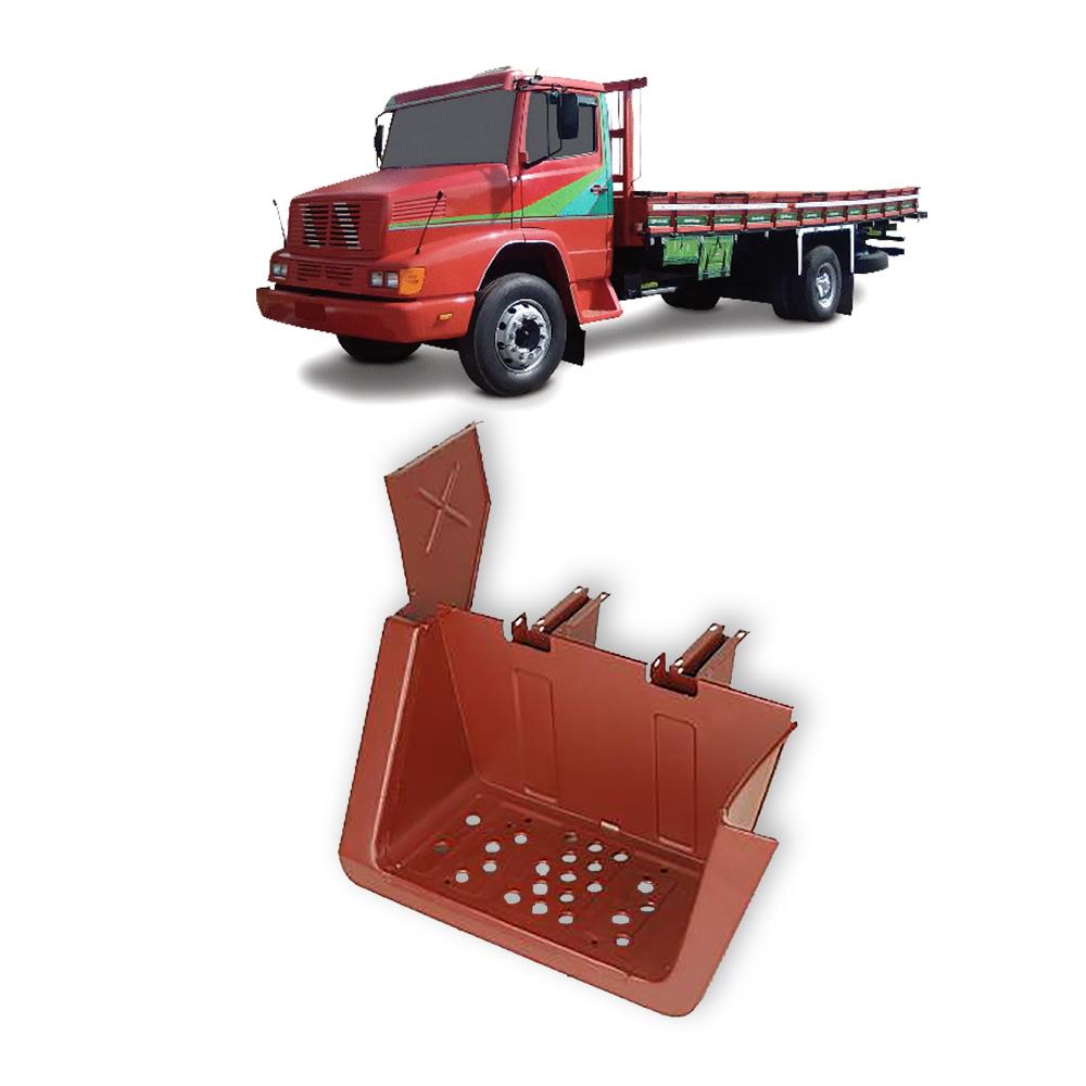 Estribo Caminhão Mercedes-Benz 1618 de 1989 a 1995 Completo Lado Dreito - 3846609606