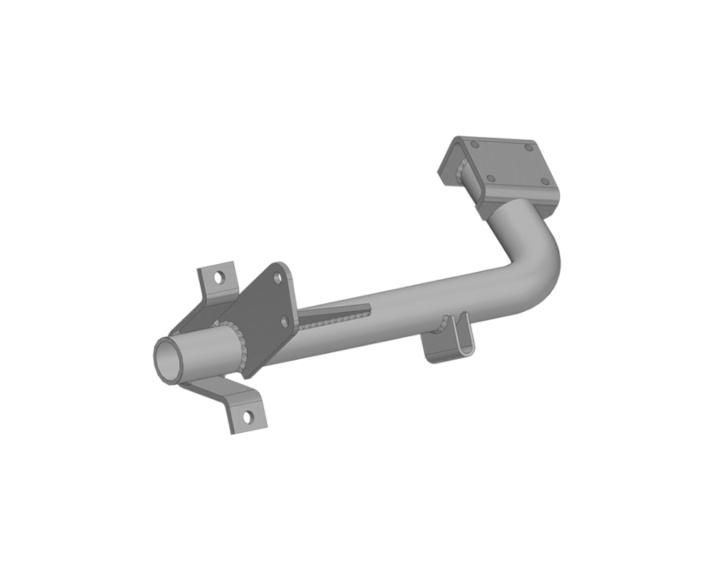 Suporte Estribo Caminhão Volkswagen Worker Lado Esquerdo (Médios e Pesados - 4 Furos) - 2S0801629