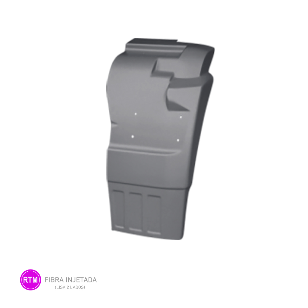 Paralama Cabine Caminhão Mercedes-Benz 1720-C, Atron Frontal (Cara Chata) Após 2000 Traseiro Lado Eesquerdo - 6938817101