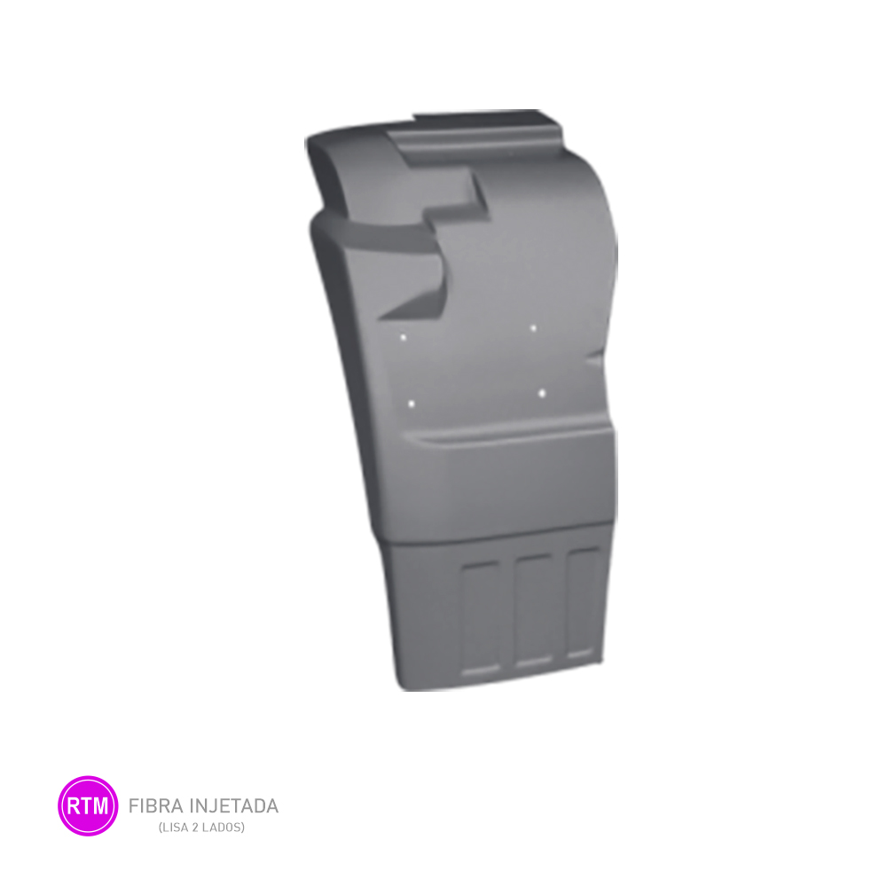 Paralama Cabine Caminhão Mercedes-Benz 1720-C, Atron Frontal (Cara Chata) Após 2000 Traseiro Lado Eesquerdo - 6938817101