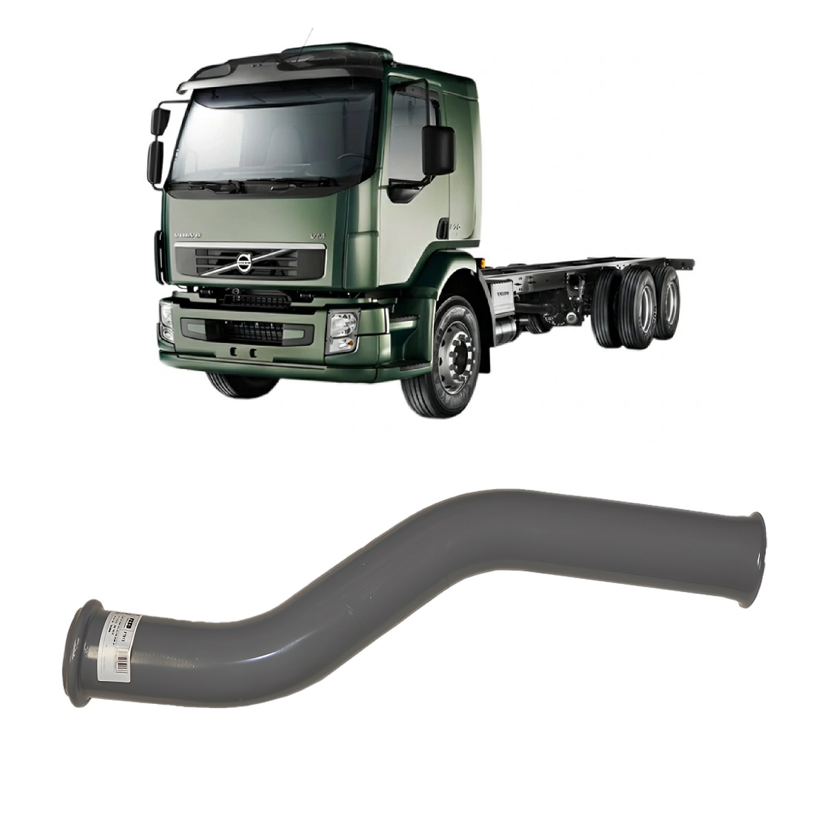Tubo Intermediario Caminhão Volvo VM 310 Após 2006 - 20813557