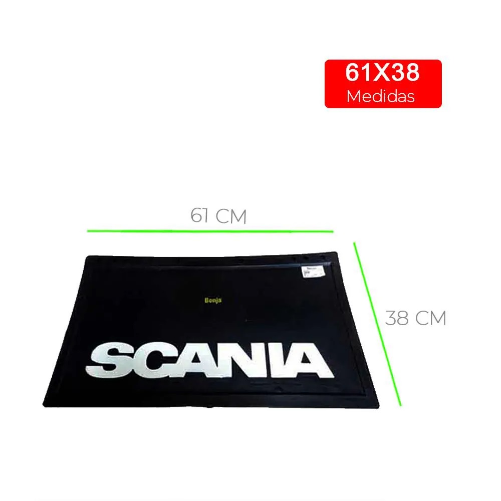 Aparabarro Lameiro Scania 112, 113 de 1981 a 1998 (62X38cm) - Traseiro