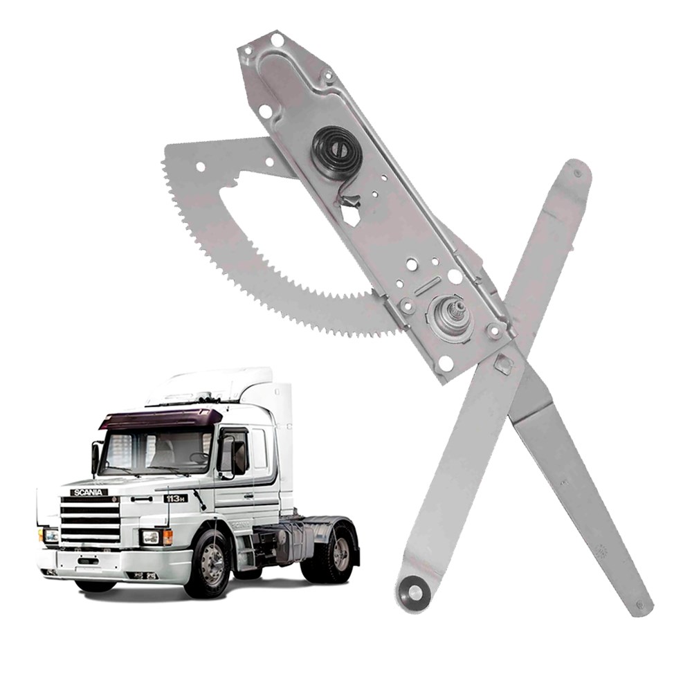 Maquina Vidro Caminhão Scania 113 ”T” ou ”R” Lado Direito - 524784 Maquina Vidro Caminhão Scania 113 ”T” ou ”R” Lado Direito - 524784