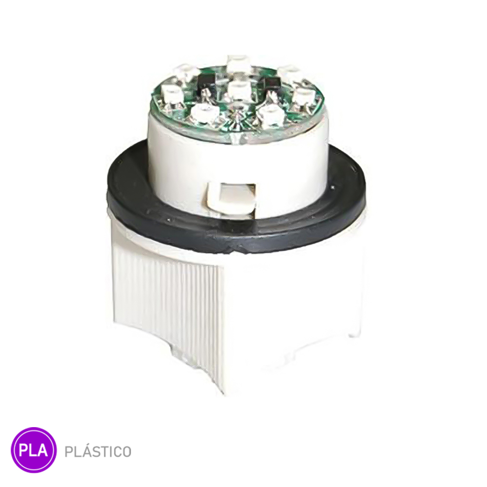 Soquete Lâmpada LED 24V Vermelho 1 Polo - Uso Universal