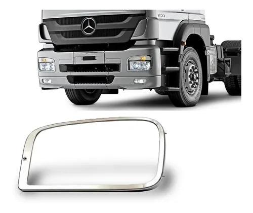 Aro Farol Caminhão Mercedes-Benz Axor Lado Esquerdo (Moldura) - 9408850922