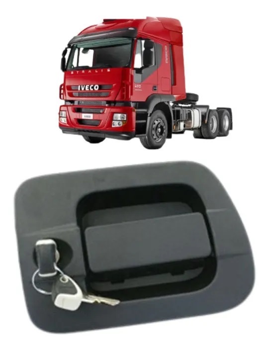 Macaneta Externa Caminhão Iveco Stralis, Tector Após 2008 Lado Esquerdo - 504215619LH