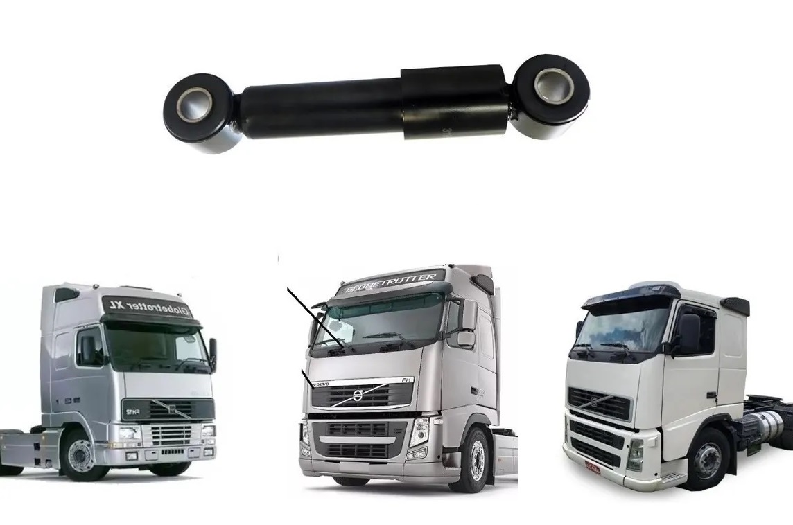 Amortecedor Cabine Caminhão Volvo FH 98 a 2004 Transversal - 3198849