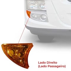 Lanterna Seta Caminhão Iveco Stralis Tector  Laranja - Lado Direito