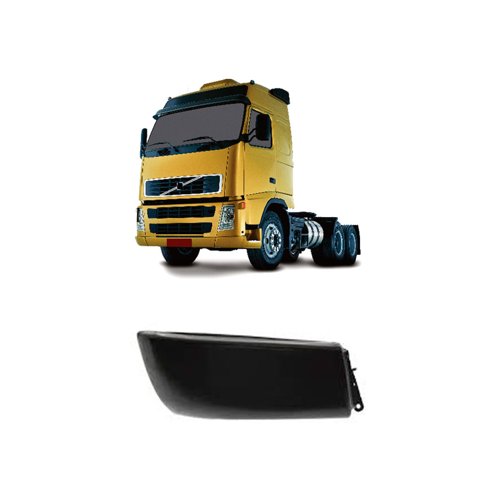Ponteira Parachoque Caminhão Volvo FH Após 2005 Lado Direito - 20398708 Ponteira Parachoque Caminhão Volvo FH Após 2005 Lado Direito - 20398708