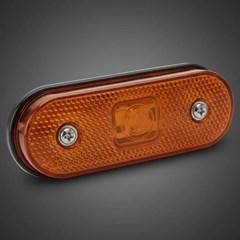 Lanterna Lateral Carreta Facchini, Rosseti (LED) Sem Suporte - Amarela