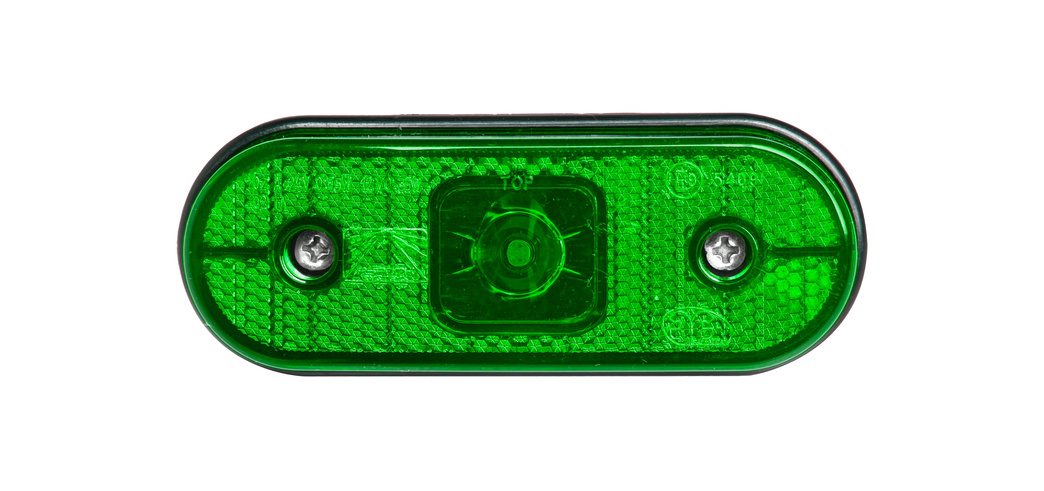 Lanterna Lateral Carreta Facchini, Rosseti LED Sem Supor - Verde