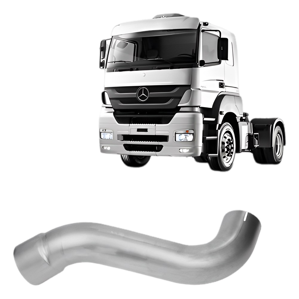 Tubo Intermediario Motor Caminhão Mercedes-Benz Axor 2540 Após 2005 4.12 Pol