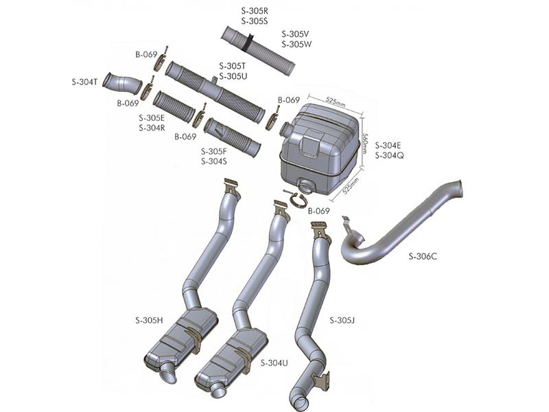 Tubo Dianteiro Motor Caminhão Scania 124 R 420 Highline Após 2008