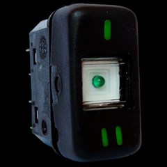 Chave Tecla Farol Caminhão Mercedes-Benz 709 1618 1989 a 1995 Preta 12 Volts