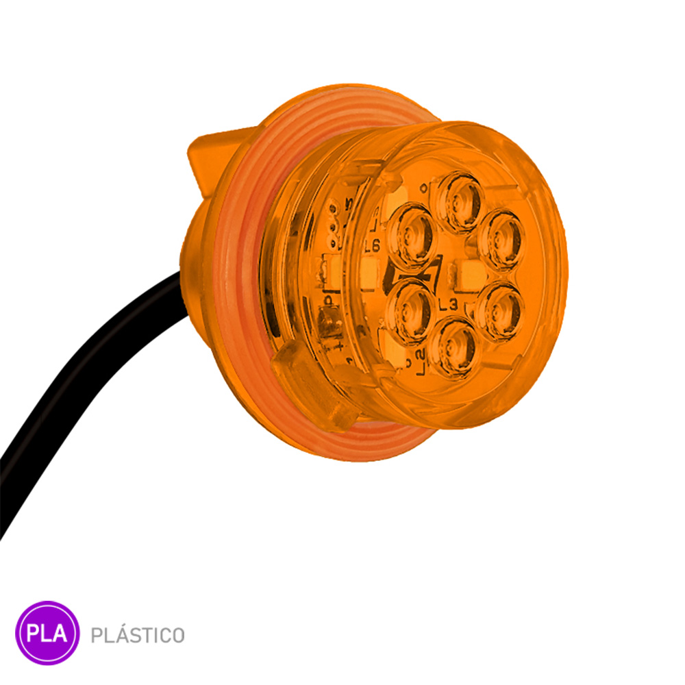 Soquete LampLED Seta 24 Volts - Amarelo
