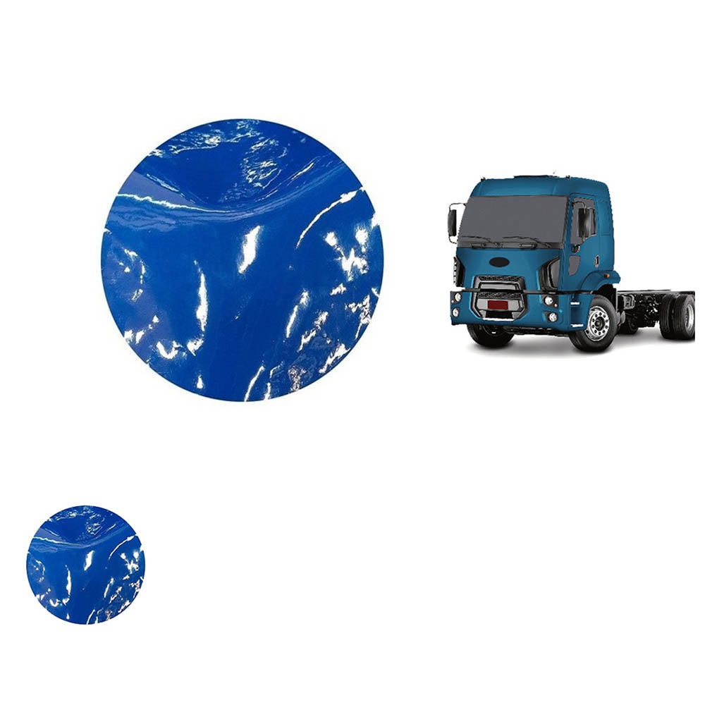 Tapete Verniz Caminhão Ford Cargo Após 2011 Cabine Dupla - Azul