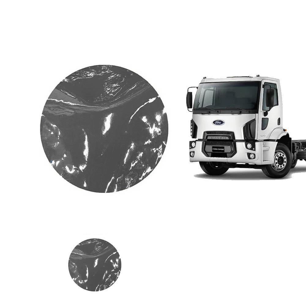 Tapete Verniz Caminhão Ford Cargo Após 2011 Cabine Simples - Cinza