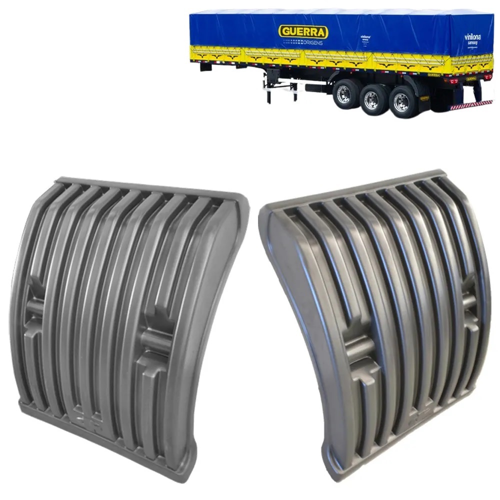 02 Meio Paralama Carreta Guerra Após 2010 - Traseiro Esquerdo