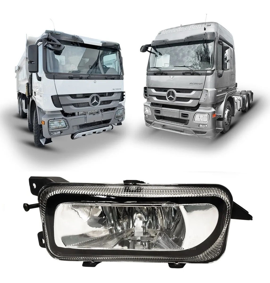 Farol Auxiliar Caminhão Mercedes-Benz Actros 2010 a 2015 Lado Esquerdo - 9438200056