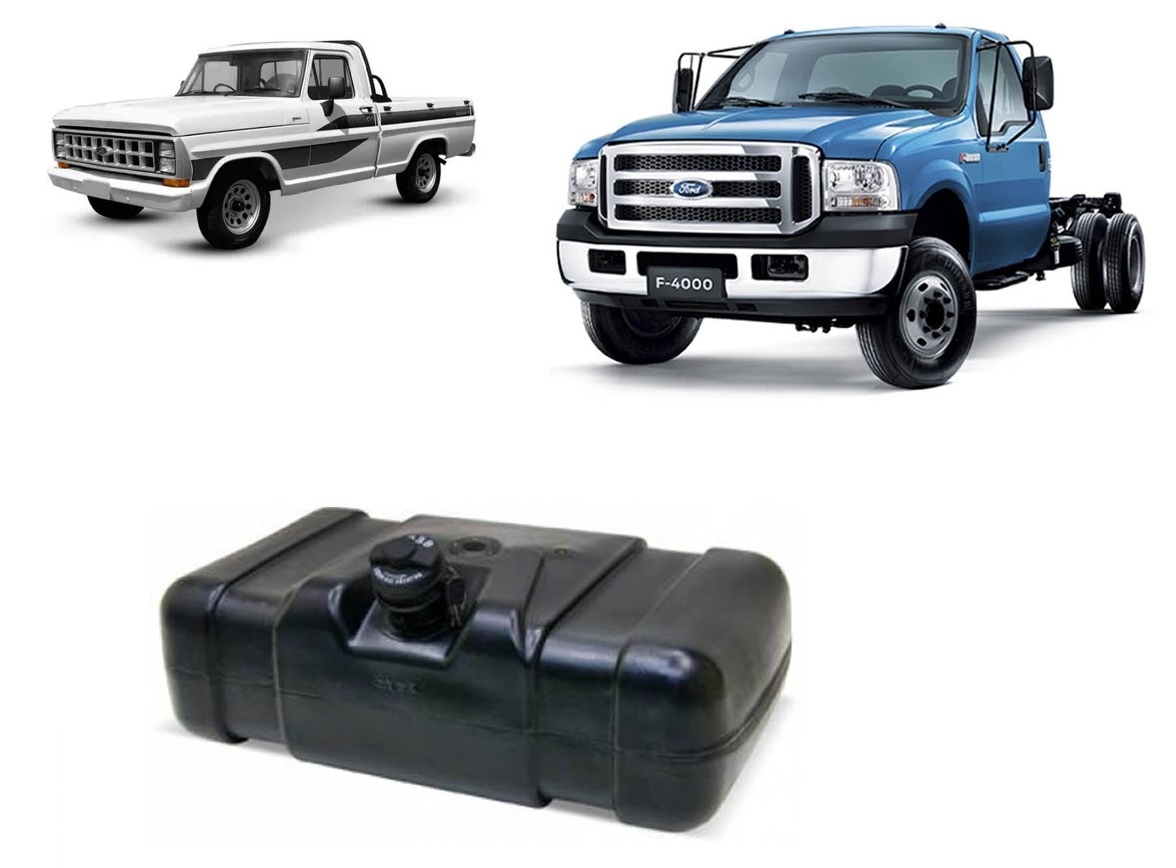 Tanque Combustivel F-4000 Até 98 80Lts Plastico - Ford