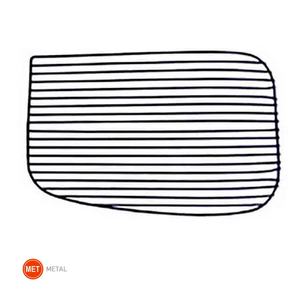 Par Grade Protetora Farol Principal Caminhão Mercedes-Benz Axor Após 2005 - Cromada