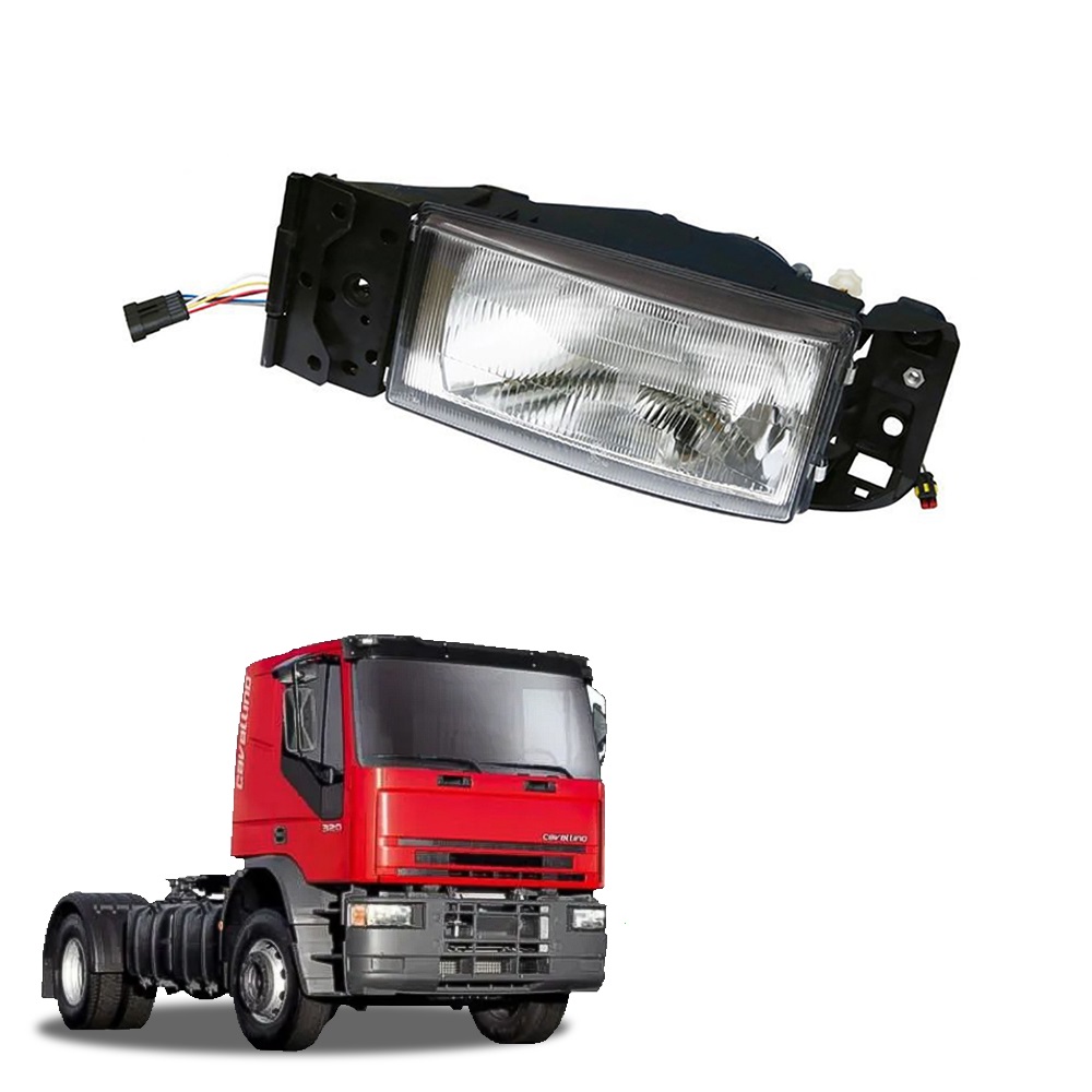 Farol Principal Caminhão Iveco Eurocargo Cavalino Até 2011 Lado Direito - 500340503