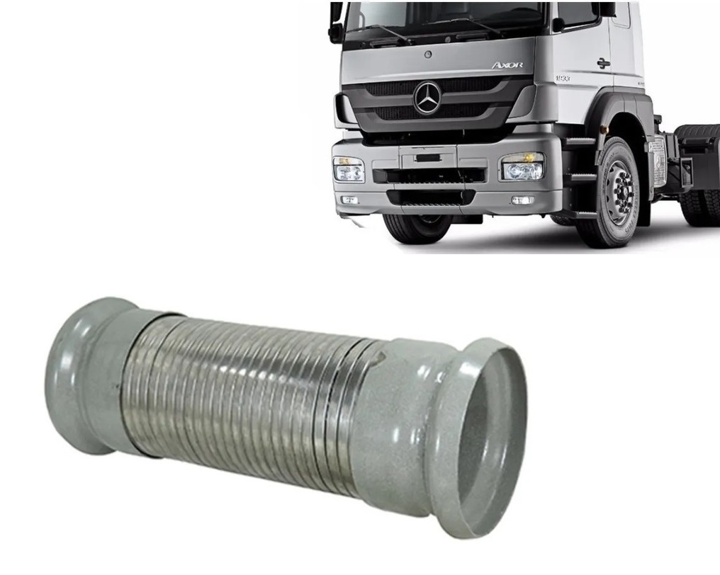 Flexível Escapamento Mercedes-Benz Axor 1933 2533 Após 2005 Galvon