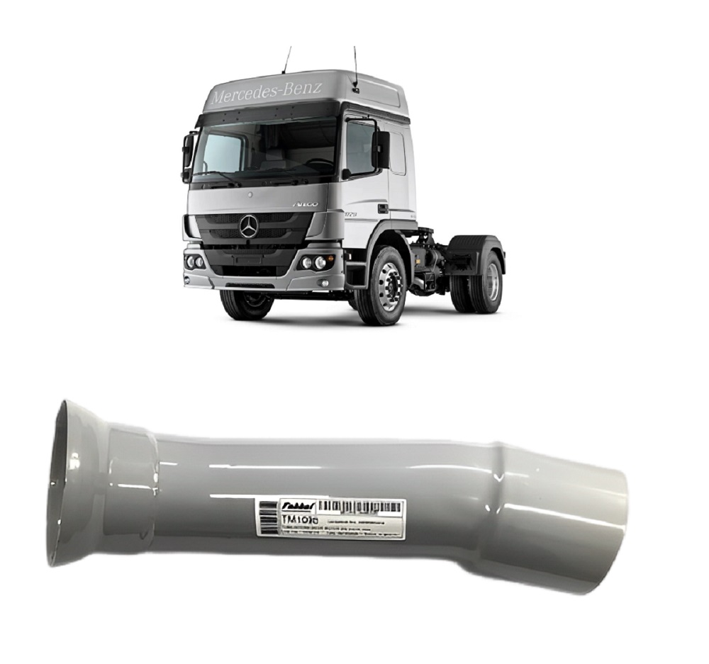 Tubo Intermediario Motor Caminhão Mercedes-Benz Axor 1933 2533 Após 2005