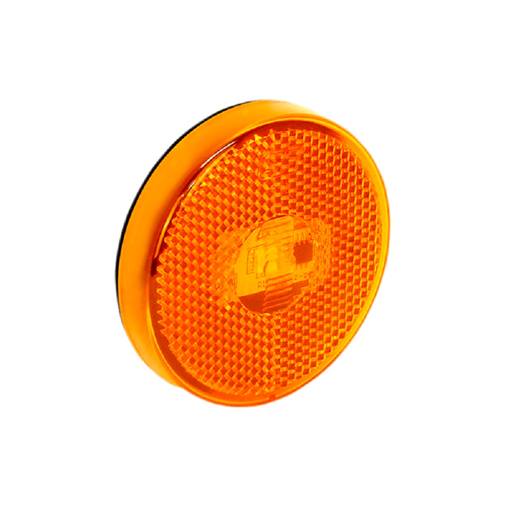 Lanterna Carreta Noma Redonda Modelo Novo - Amarela Acrilica
