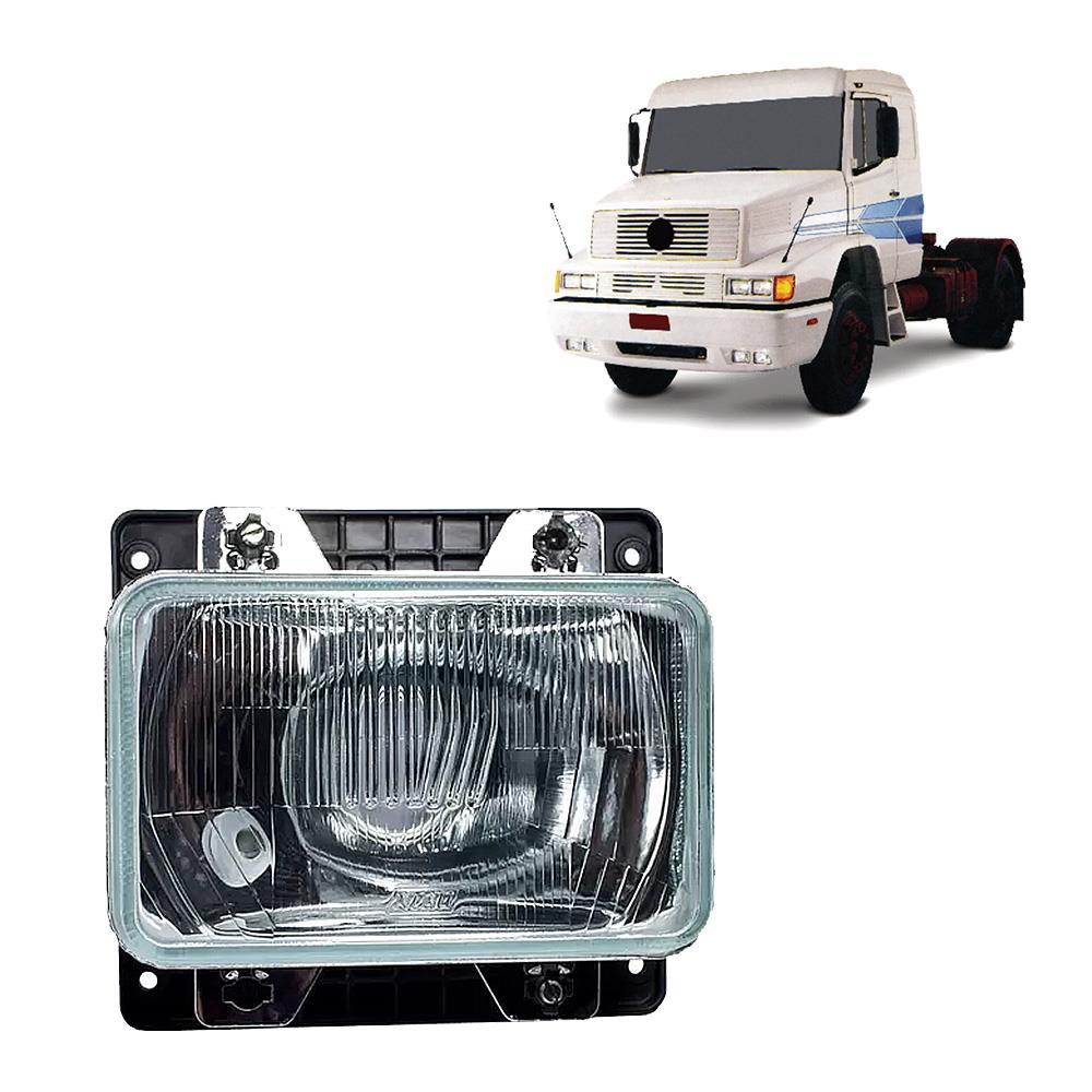 Farol Caminhão Mercedes-Benz 1618, 1935 1989 a 1995 H-4 Lado Direito Nino (F-36V)