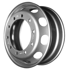 Roda Disco Pneu Sem Câmara 10 Furos - 7,5 X 22,5 Pneu 275 (Suspensys) - Ferro