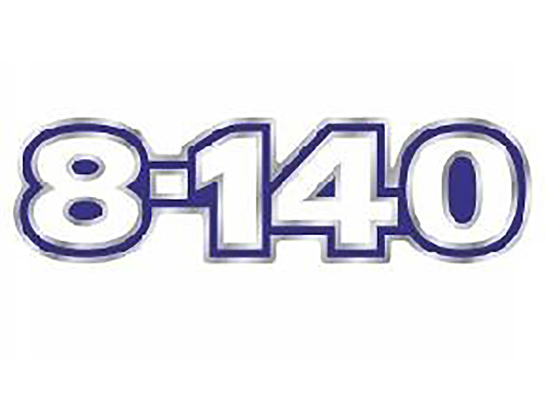 Emblema Identificação Resinado Caminhão Volkswagen 8.140 - 3 Peças Emblema Identificação Resinado Caminhão Volkswagen 8.140 - 3 Peças