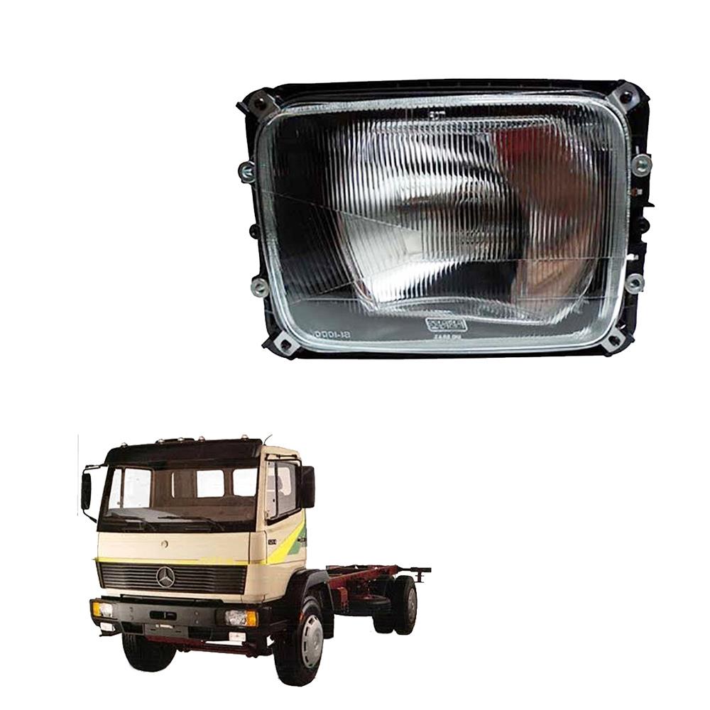 Farol Caminhão Mercedes-Benz 709, 1214C 1989 a 2011 Lado Direito Nino - 6888208661