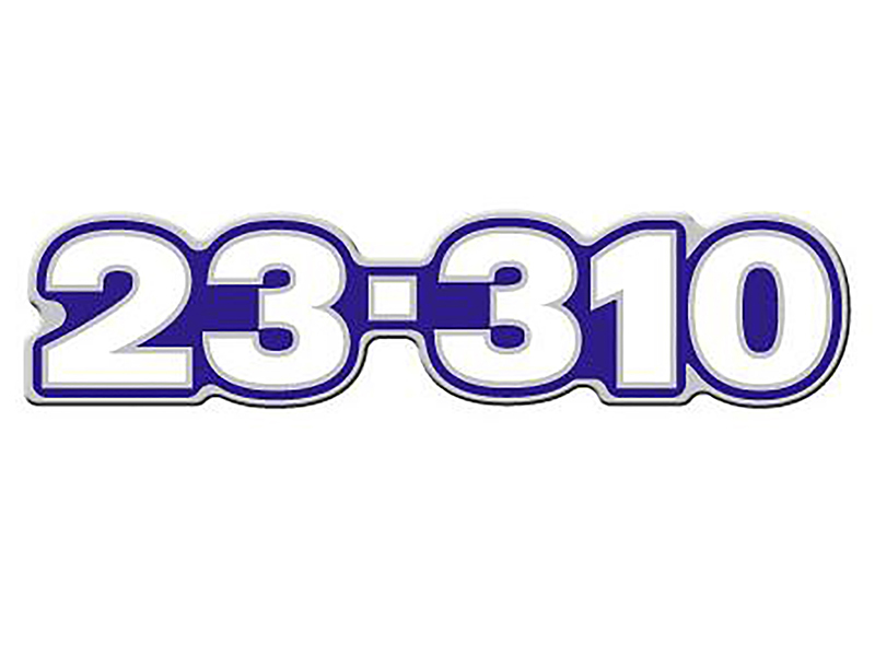 Emblema Identificação Resinado Caminhão Volkswagen 23.310 - 3 Peças Emblema Identificação Resinado Caminhão Volkswagen 23.310 - 3 Peças