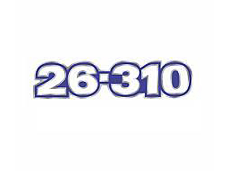 Emblema Identificação Resinado Caminhão Volkswagen 26.310 - 3 Peças Emblema Identificação Resinado Caminhão Volkswagen 26.310 - 3 Peças