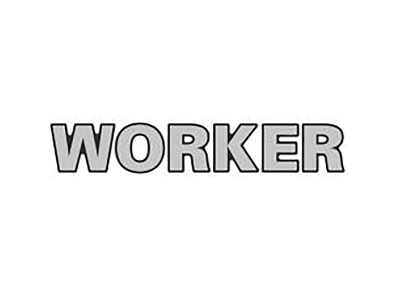 Emblema Identificação Resinado Espelhado Caminhão Volkswagen Worker