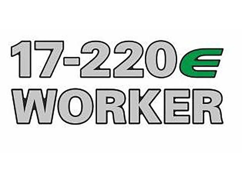 Emblema Identificação Resinado Espelhado Caminhão Volkswagen 17.220-E Worker