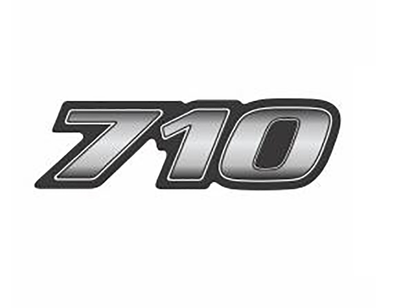 Emblema Identificação Resinado Novo Mercedes-Benz 710