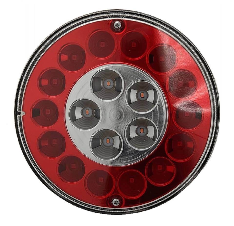 Lanterna Carreta Facchini Avulsa LED Vermelha - Freio, Meia Luz e Ré