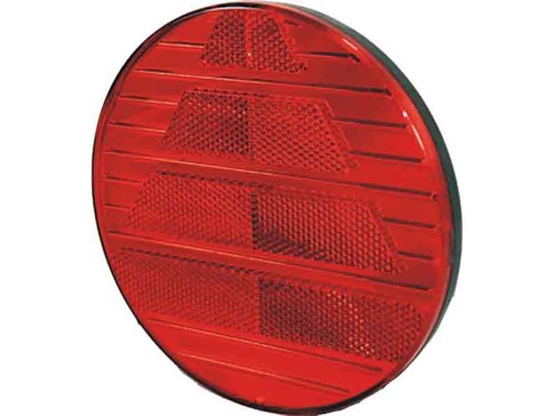 Triangulo Refletivo com Fixação (Modelo Novo) - Vermelho