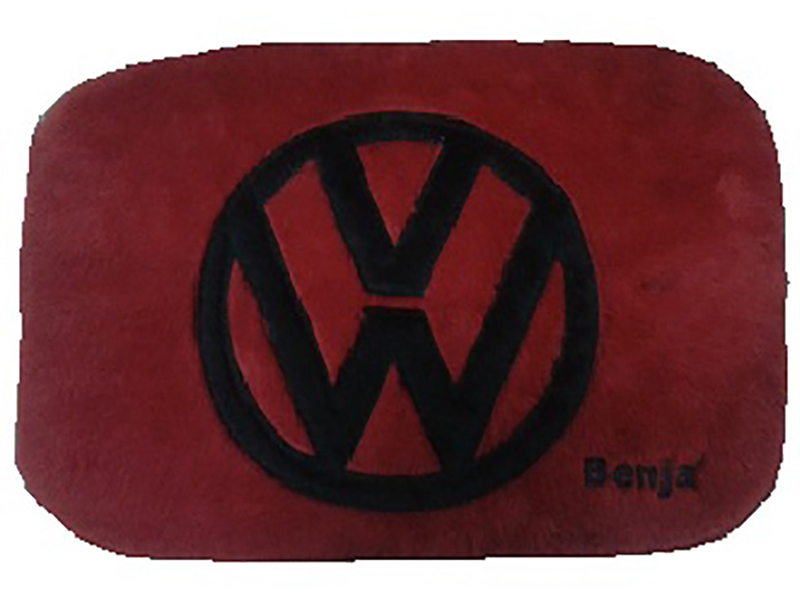Tapete Pelucia Capa Caminhão Volkswagen  Universal 58 X 40 - Vermelho