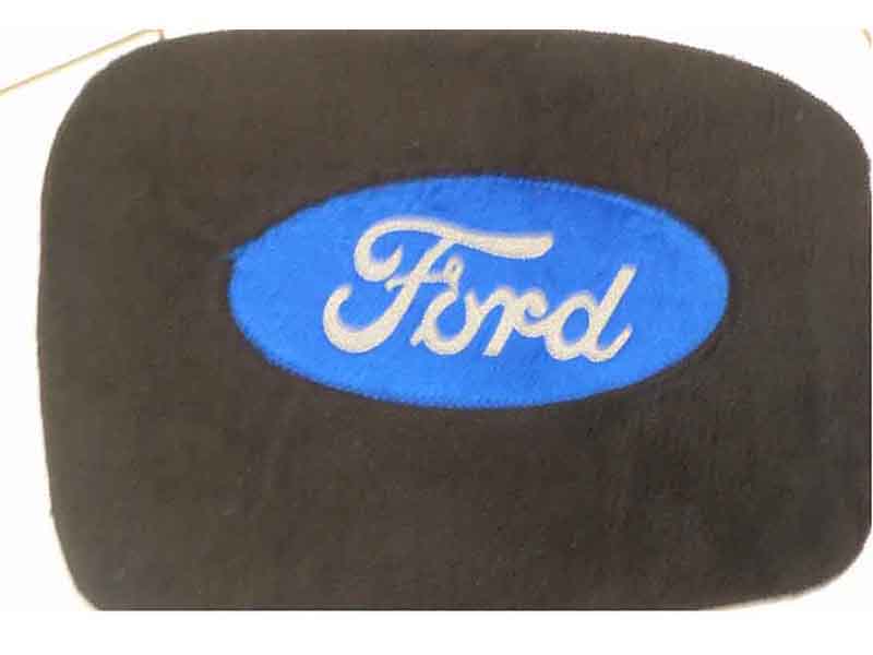 Tapete Pelucia Capa Caminhão Ford Universal 58 X 40 - Preto