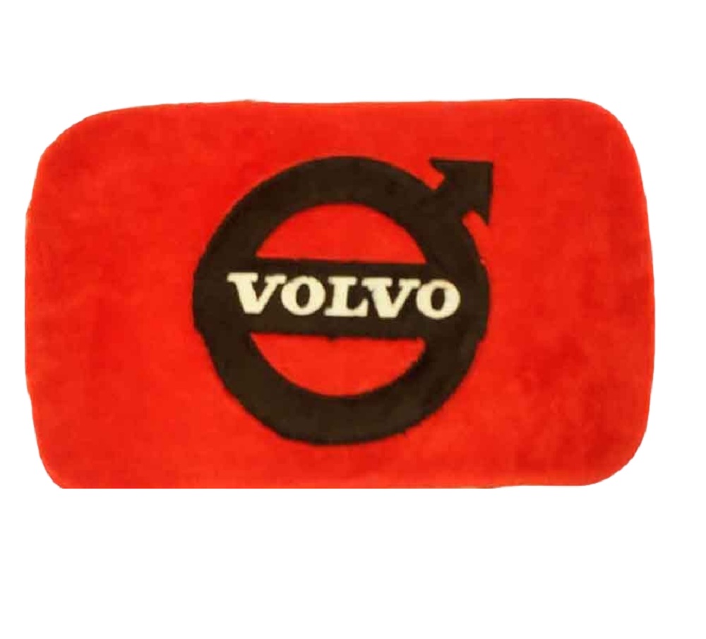 Tapete Pelucia Capa Caminhão Volvo Universal 58 X 40 - Vermelho