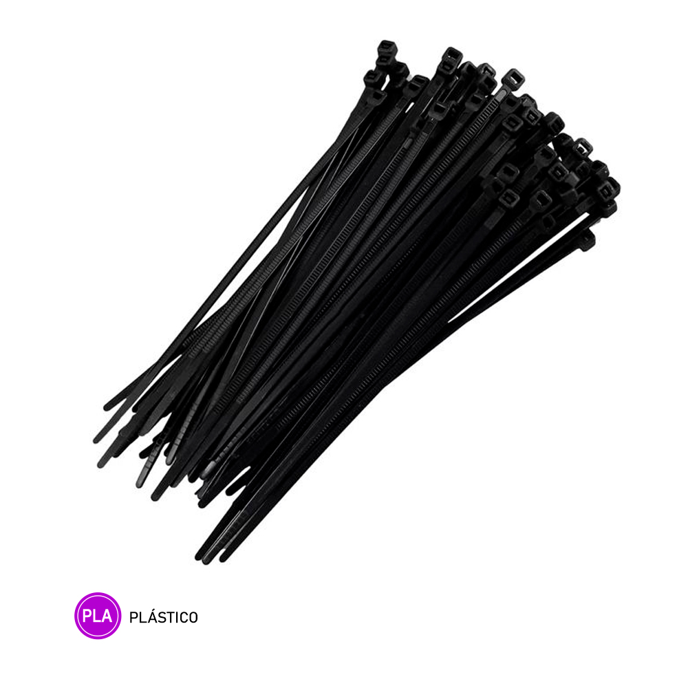 Abraçadeira Fita 28 Cm Preta - Universal (Pc)