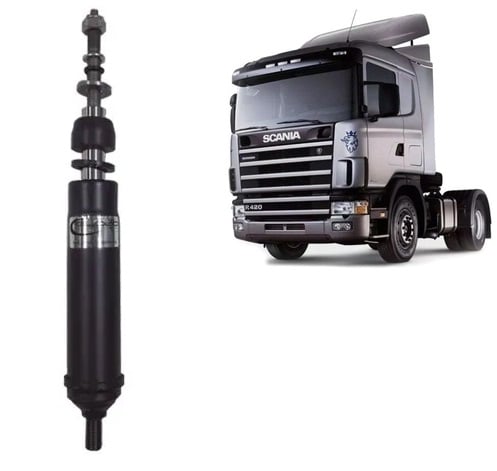 Amortecedor Cabine Caminhão Scania Série 4 Bicuda ”T” (Sem Mola) Traseiro - 1397400